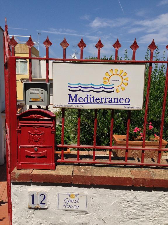 אנה קאפרי Mediterraneo Bed & Breakfast מראה חיצוני תמונה